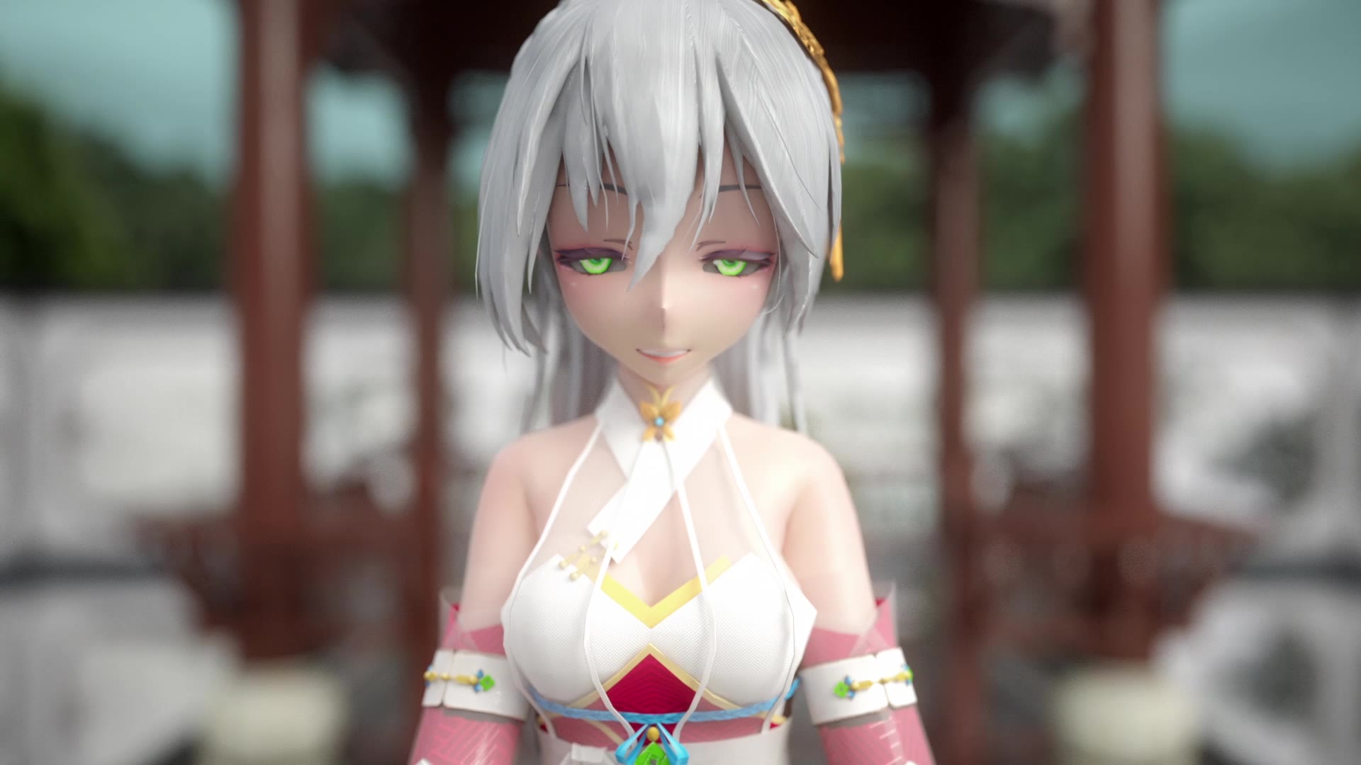 【MMD/C4D/超精致场景】下山——洛天依